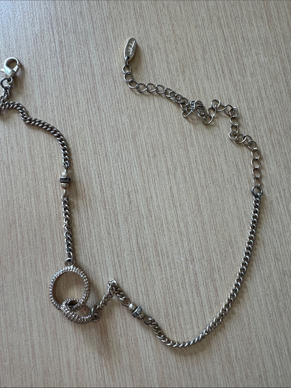 Ettika Gold-Tone Interlocking Circle Center Choker - Picture 5 of 7